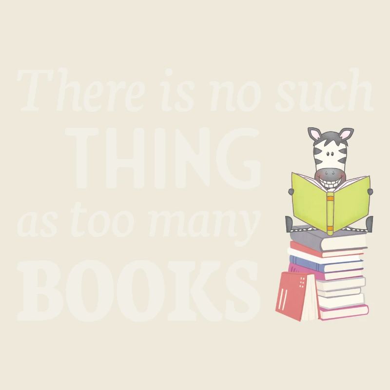 Reading Zebra, no such thing as too many books