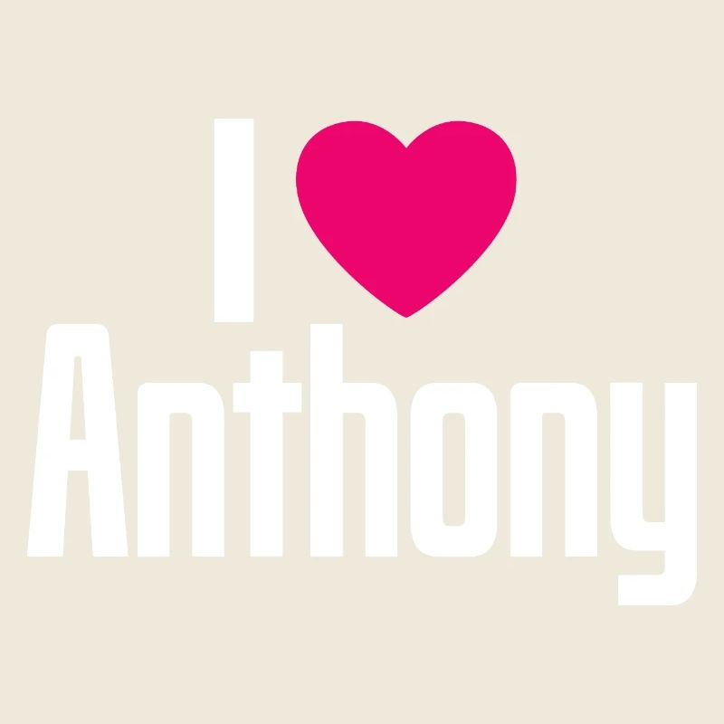 I Love Anthony Pinkes Herz Ich liebe Anthony