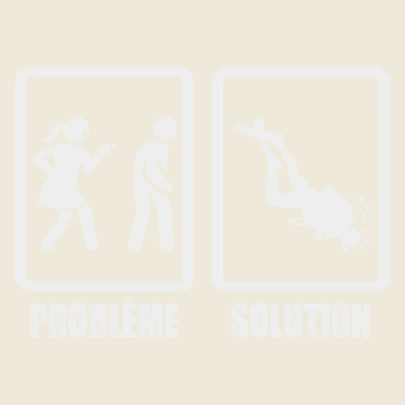 Humour couple problème solution plongée