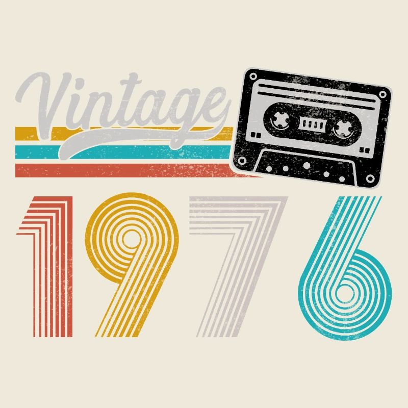 1976 Vintage Retro Geburtstagsgeschenk