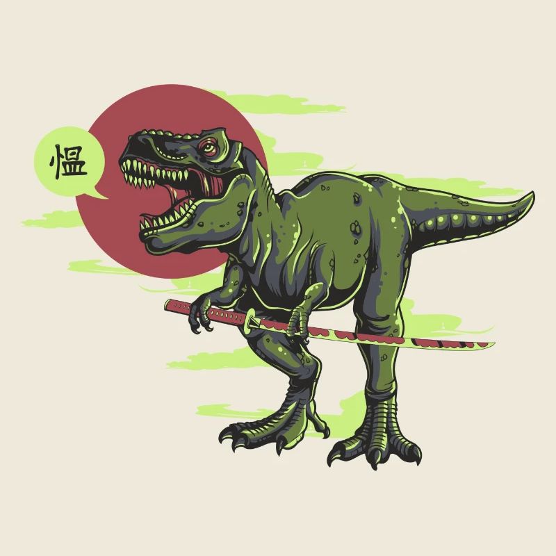 Samurai Rex Dinosaurier
