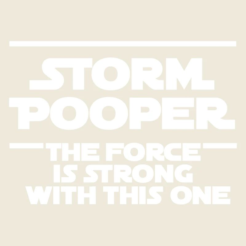 Stormpooper the force is strong with this one baby