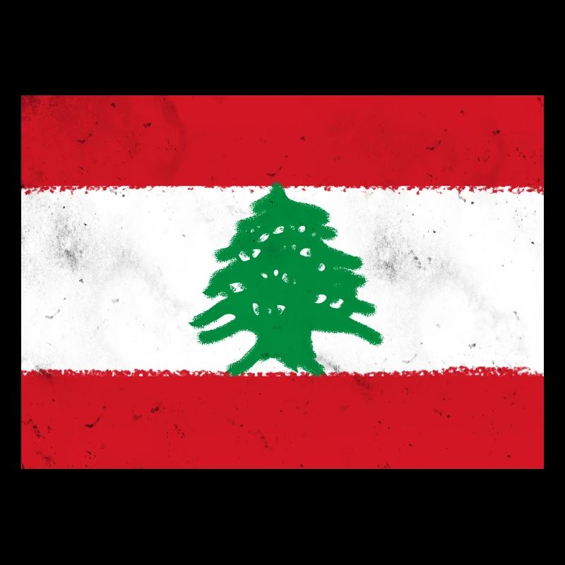Flagge des Libanon