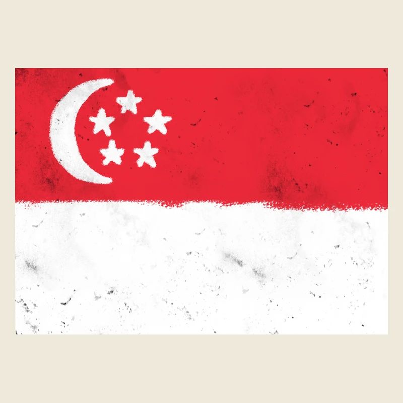 Flagge von Singapur