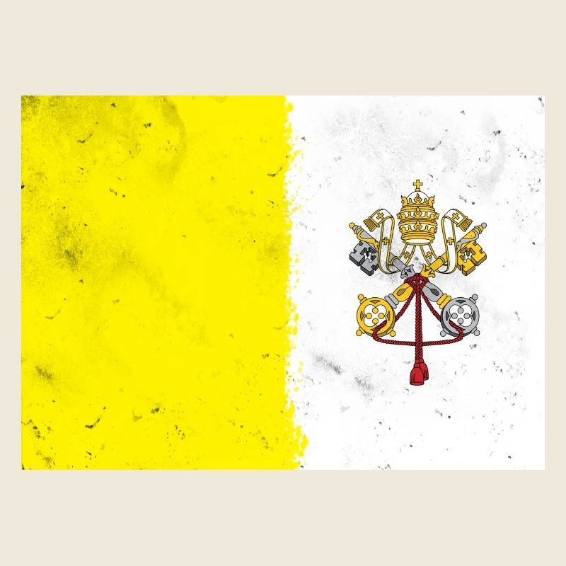 Flagge des Vatikans