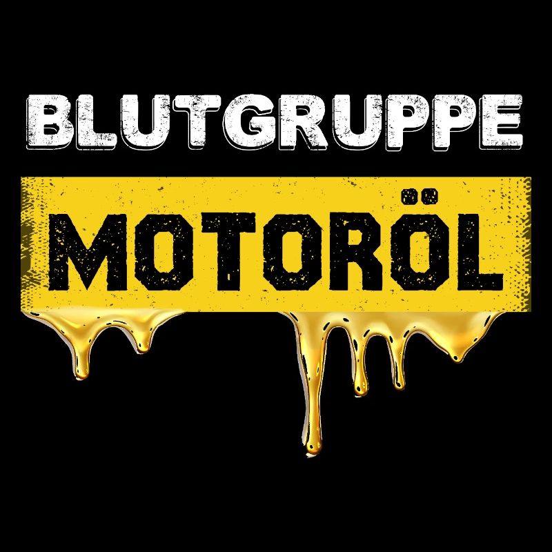 Blutgruppe Motoröl Grafik