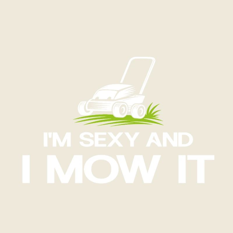 Diction sexy de tonte de pelouse