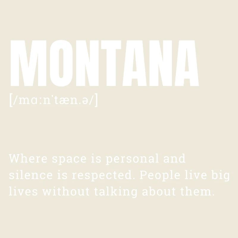 Montana Bold Block Typography - Outdoors