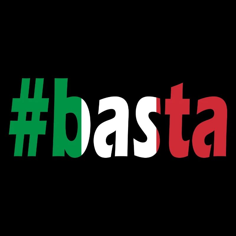 Déclaration Italienne Hashtag Basta Ialien