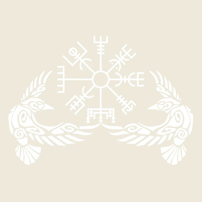 Corbeaux blancs et boussole viking