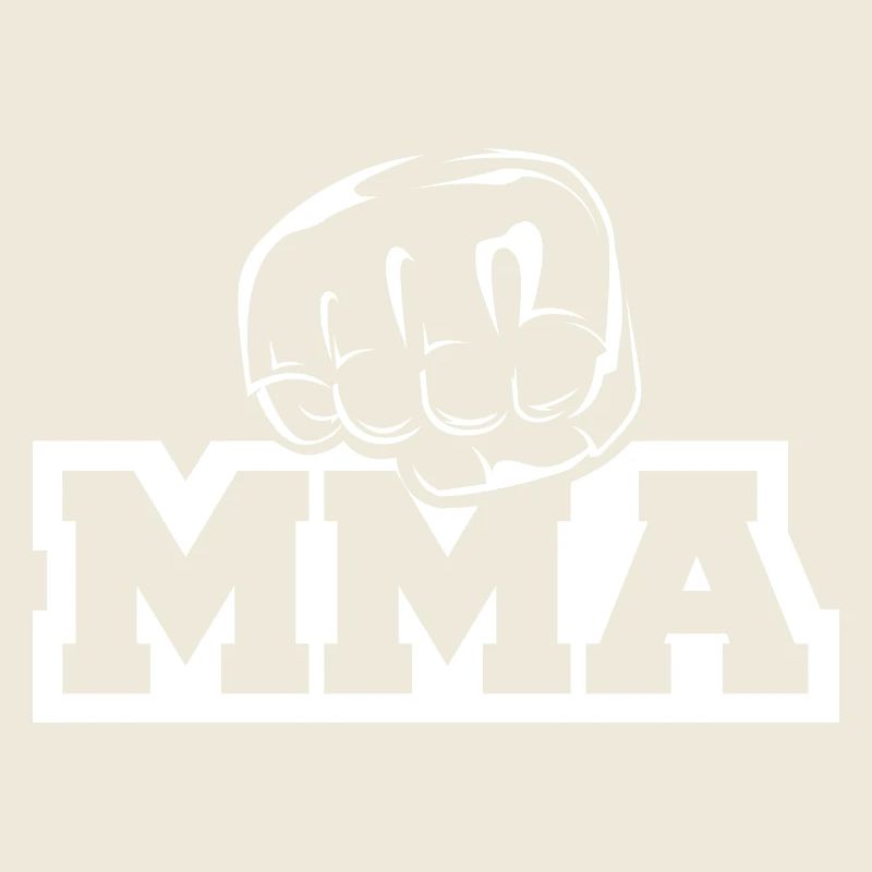 mma fist icon logo icon martial arts illustration