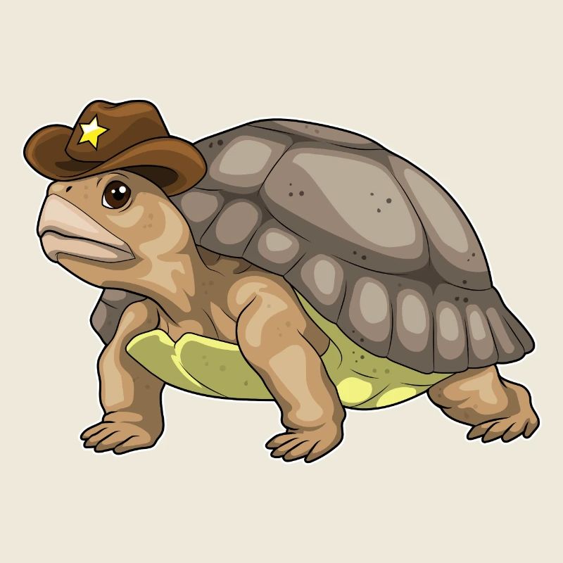 Chapeau de cowboy Turtle Sheriff