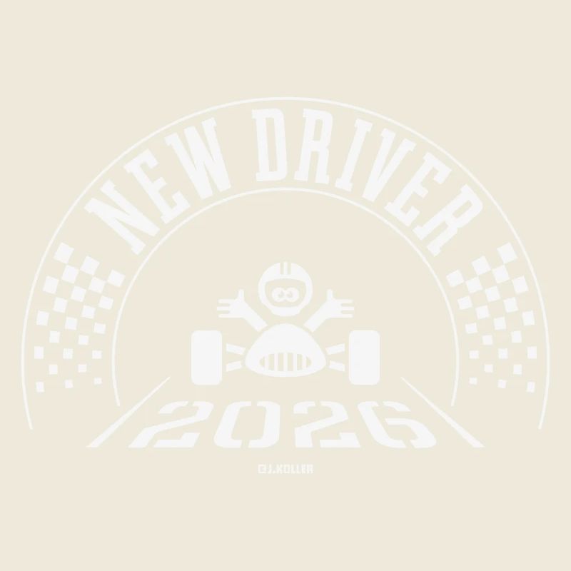 New Driver 2026 (Driving Licence / White)