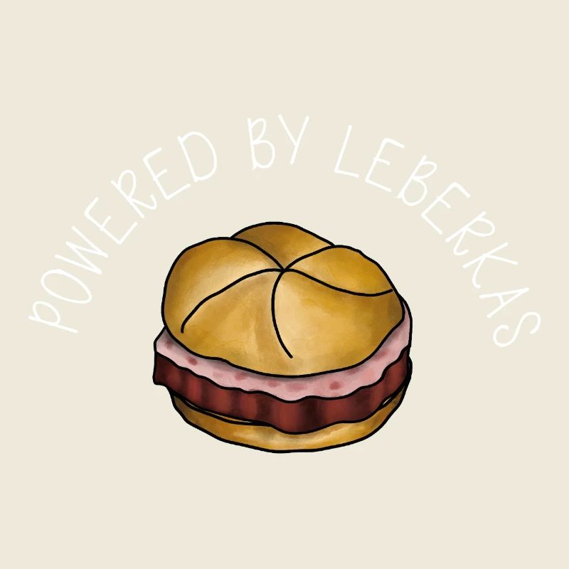 Powered by Leberkas – Leberkäse Spruch