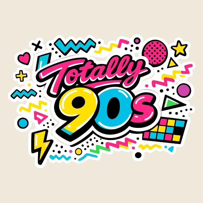 90er Vintage 90s Mottoparty