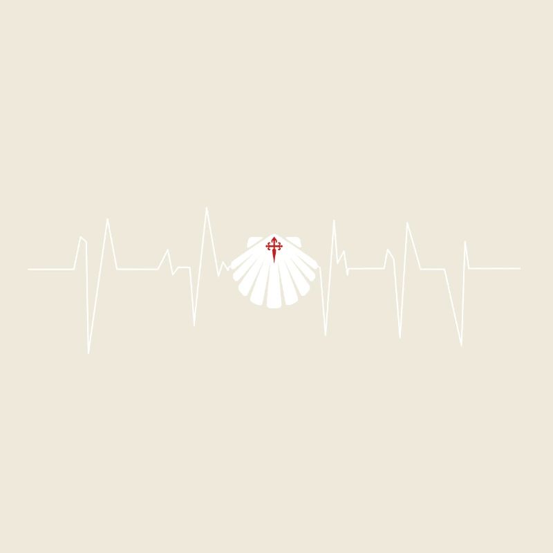 Jakobsweg heartbeat Muschel