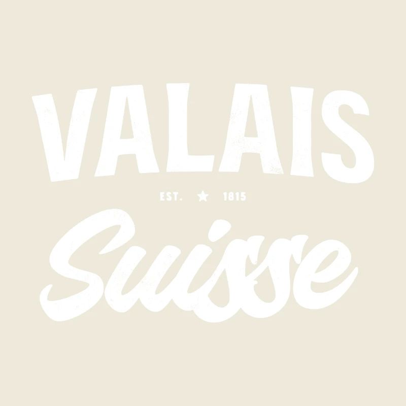 Calligraphie du Valais en Suisse