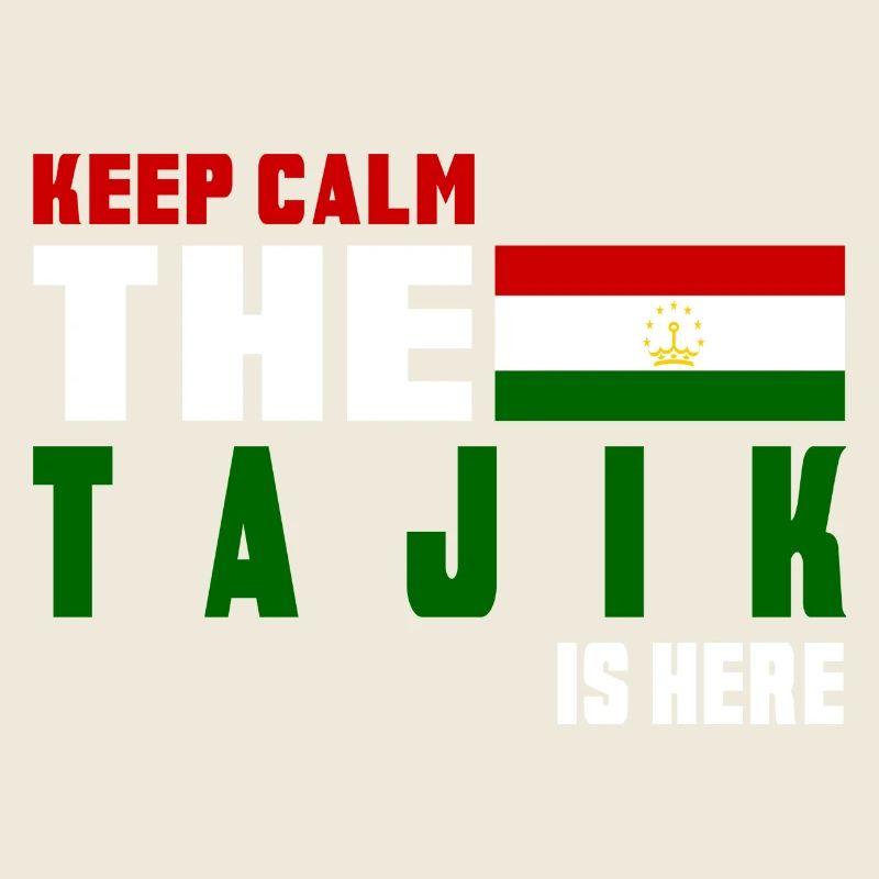Keep Calm Tadschikistan Flaggen Design