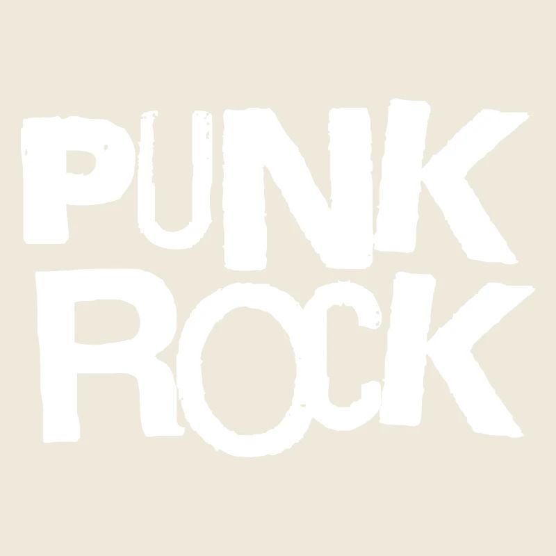 Punkrock Mutige Typografie