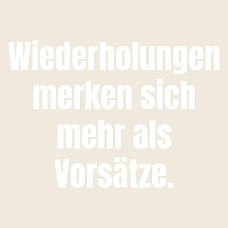 Répétitions au lieu de résolutions