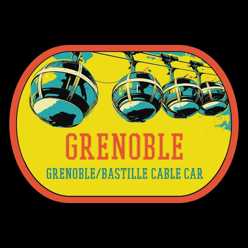 Illustration Seilbahn von Grenoble, Frankreich