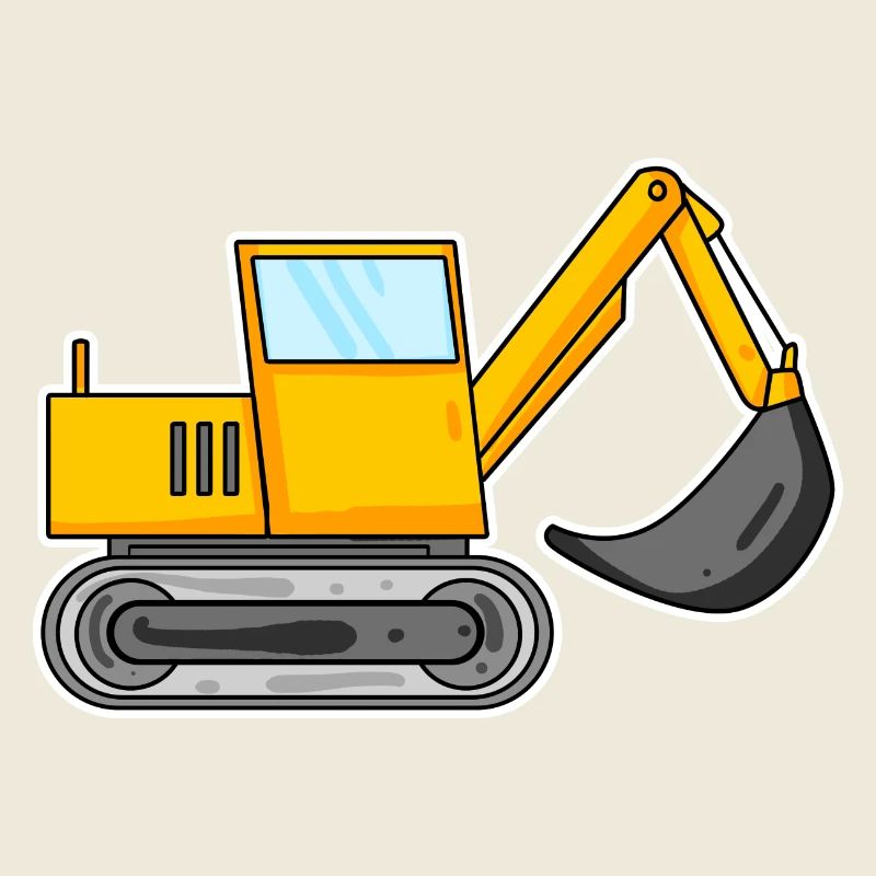 Bagger Baustelle Baggerfahrer