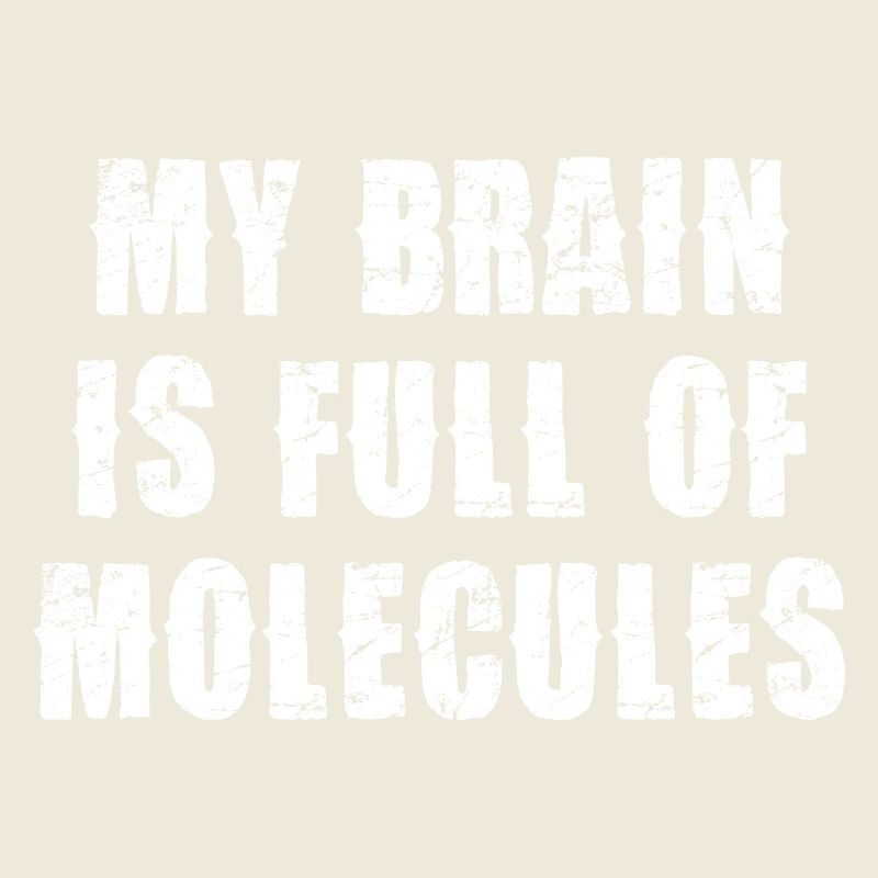 Un cerveau plein de molécules