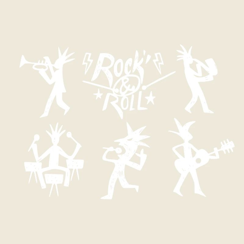 Groupe de rock and roll