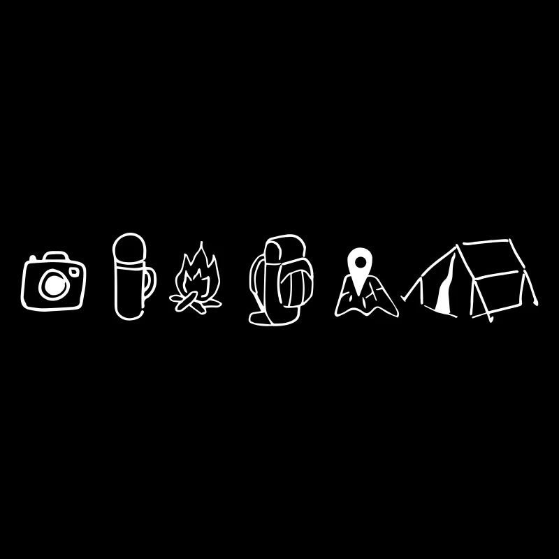 Glamping,Lager,Wald,Ausrüstung,Rucksack,Abenteuer