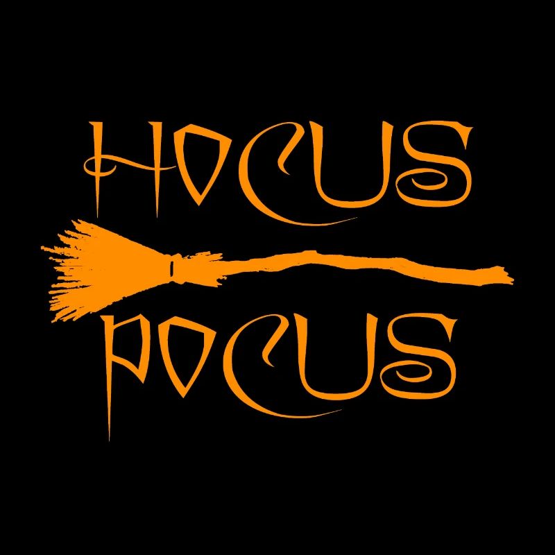 Hocus Pocus - sort Halloween - balai de sorcière - Sorcière