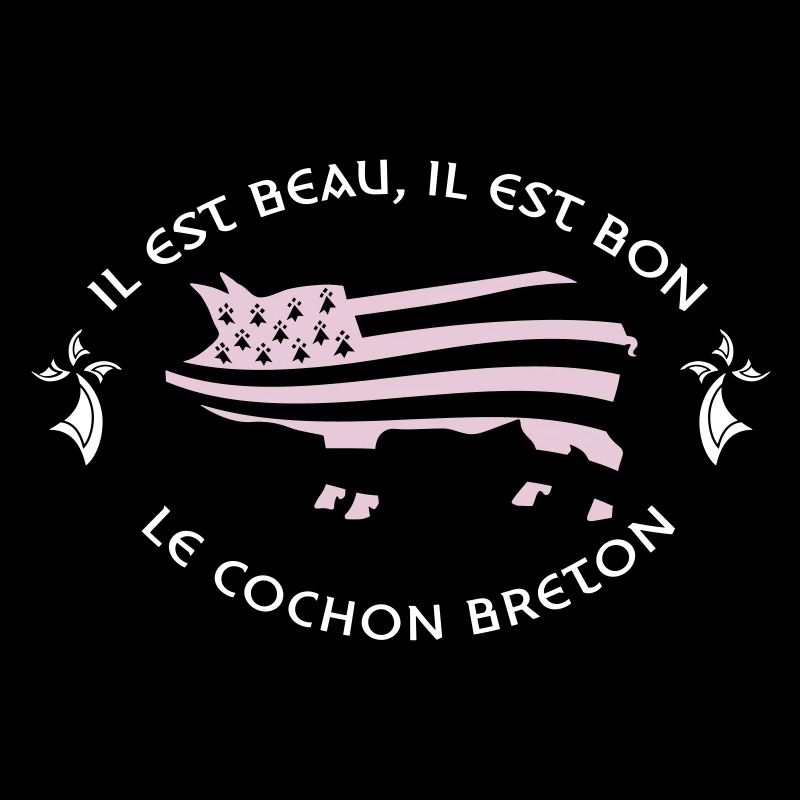 BRETAGNE - GWENN HA DU - COCHON BRETON