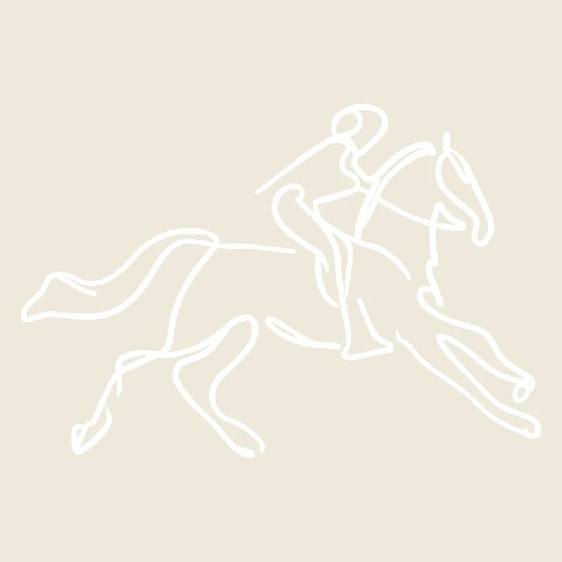 Dessin d’équitation