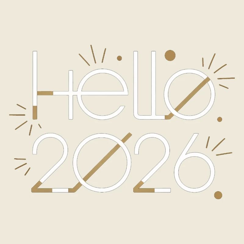 Hello 2026 Fireworks