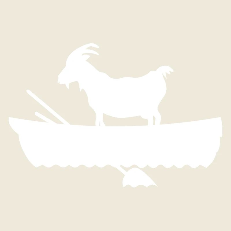 G.O.A.T. Ziege im Boot