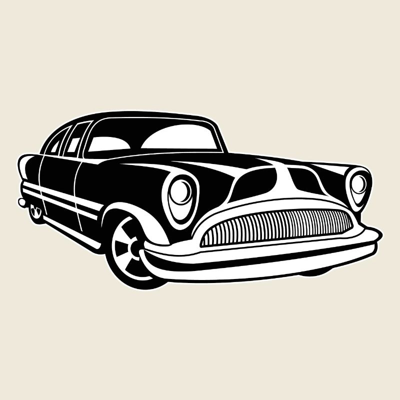 Lowrider / Oldtimer / Muscle Car 03_schwarz blanc