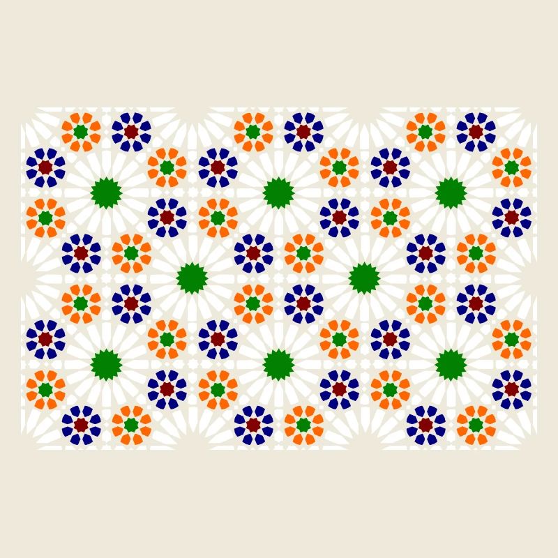 Mosaïque mauresque (sombre)