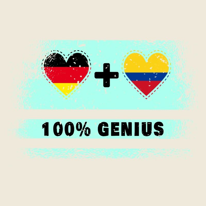 Germany and Colombia 100% Ingenious / Gift