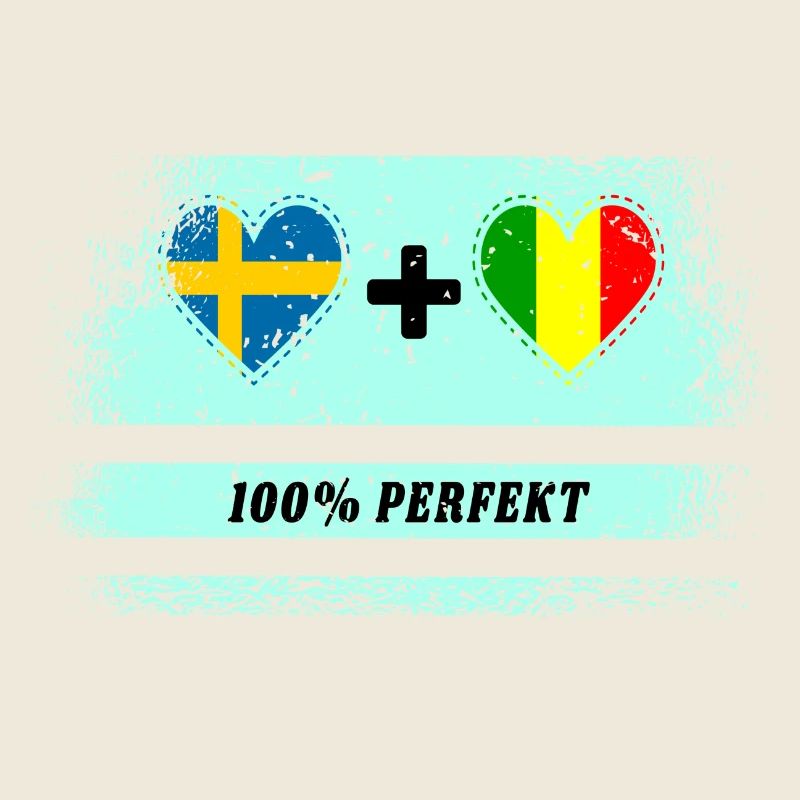 Mali und Schweden 100% perfekt / Geschenk