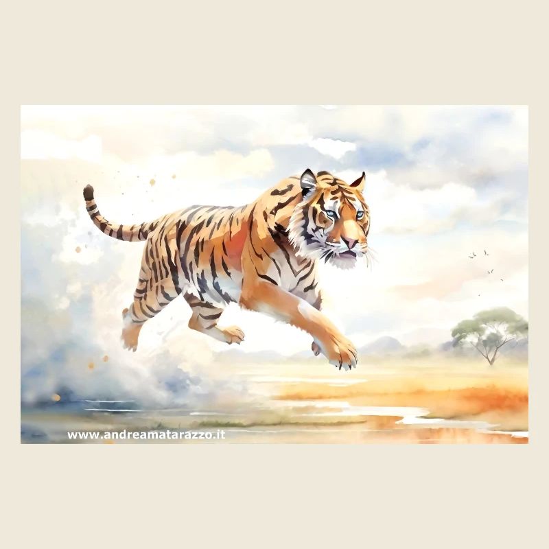 Tiger en action