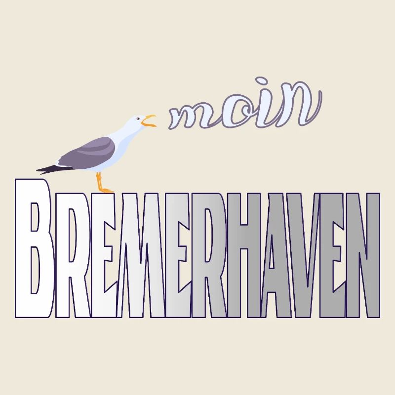 Bremerhaven Möwe & Moin Design