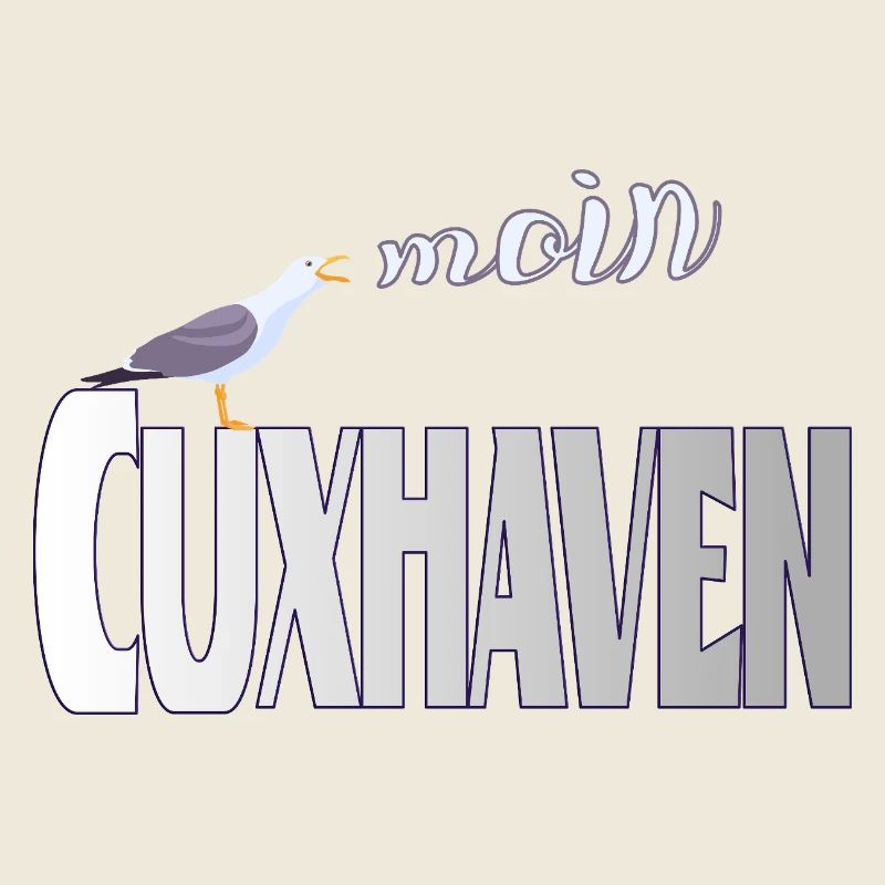 Cuxhaven Möwe & Moin Design