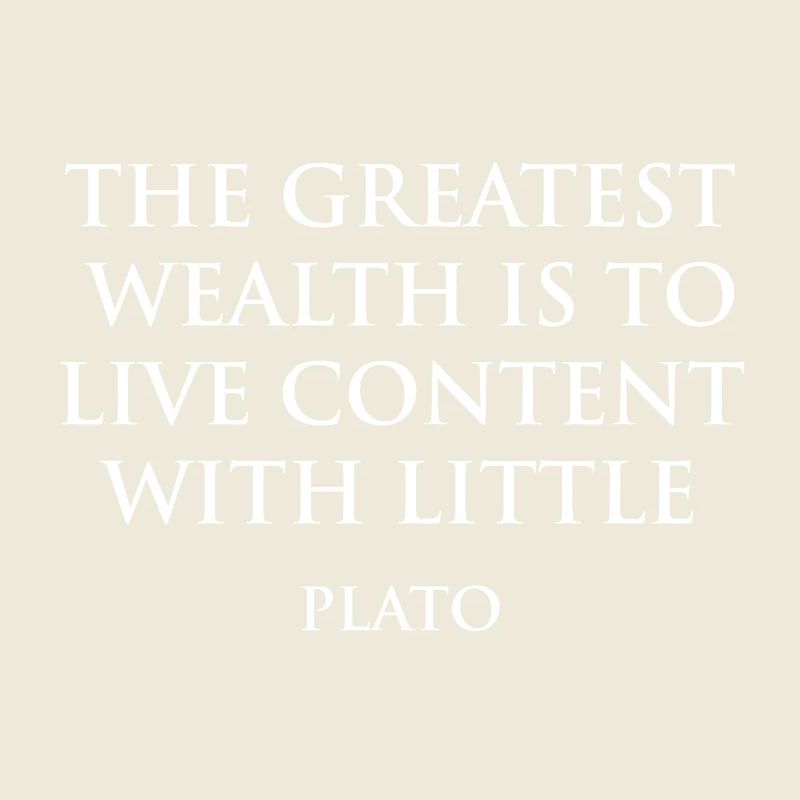 Plato-Zitat-Design mit fetter Typografie