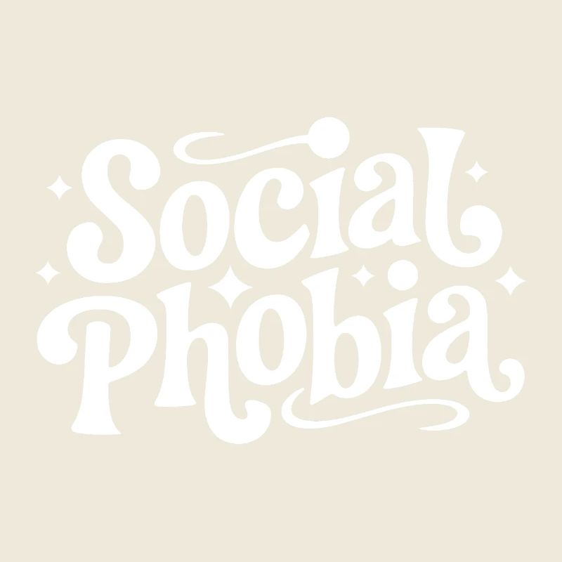 Social Phobia Loner - Funny Saying