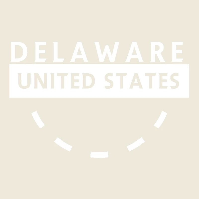 Delaware State Emblem Circular Badge