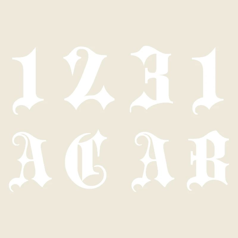 Gothic Monogramm 1231