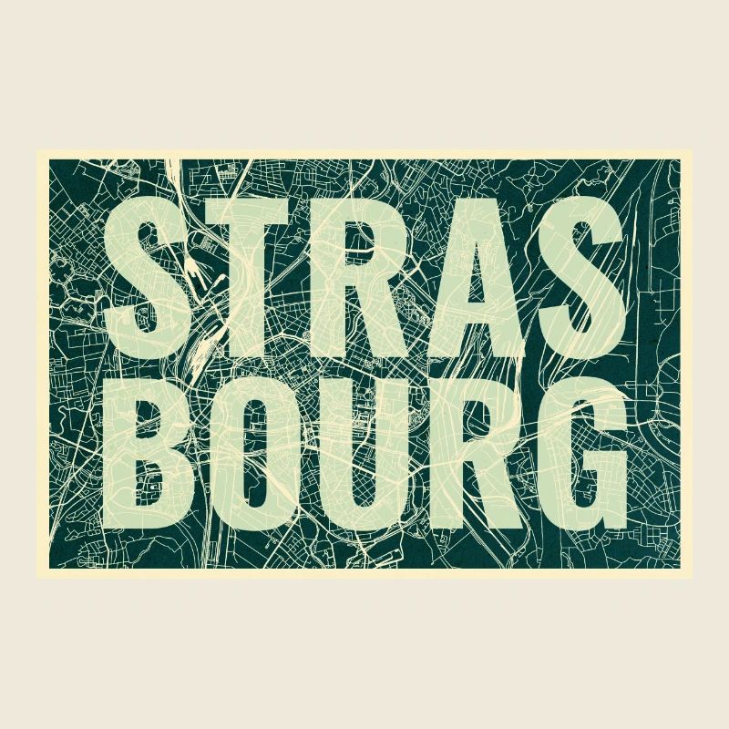 Strasbourg City Map – Urban Design