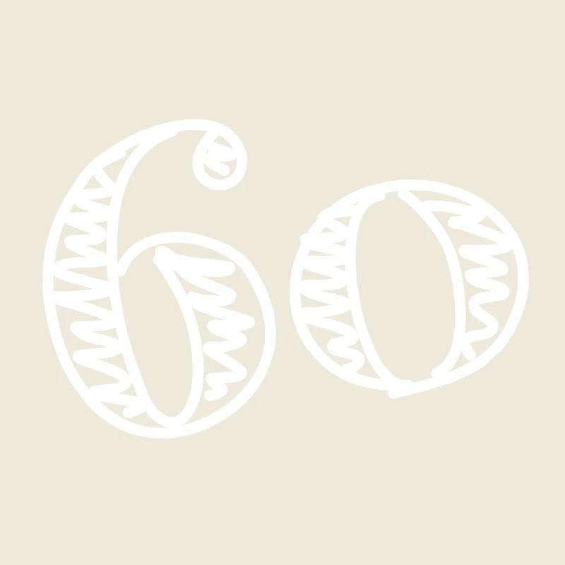 60. 60 JAHRE. 60-JÄHRIGES JUBILÄUM. 60. GEBURTSTAG.