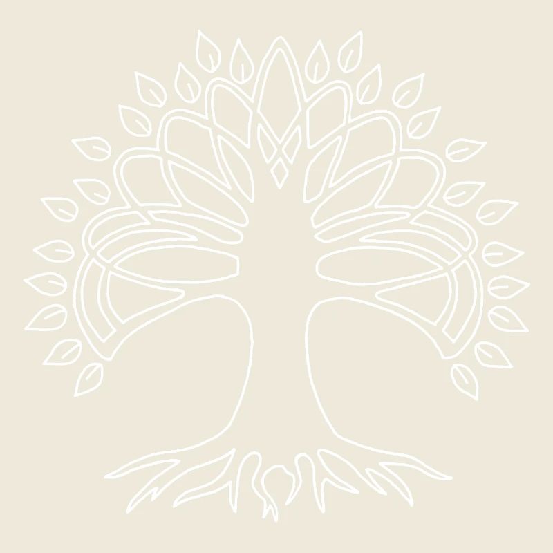 Weißer Baum des Lebens