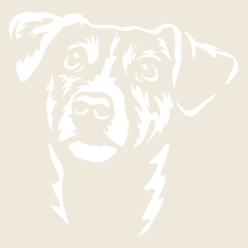 Jack Russel Terrier head "Black Edition"