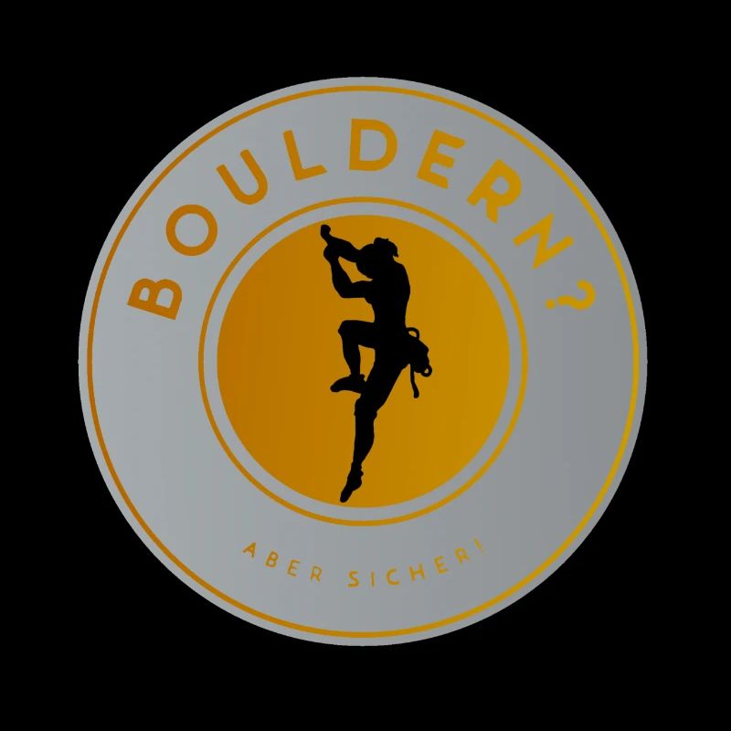 Bouldern: Kletter-Silhouette, Boulder-Queen
